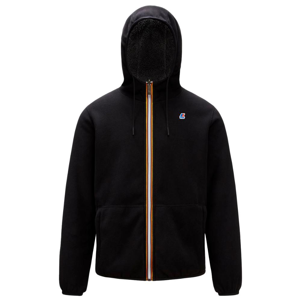 Chaqueta Jacques Polar Reversible Black Grey Smoke