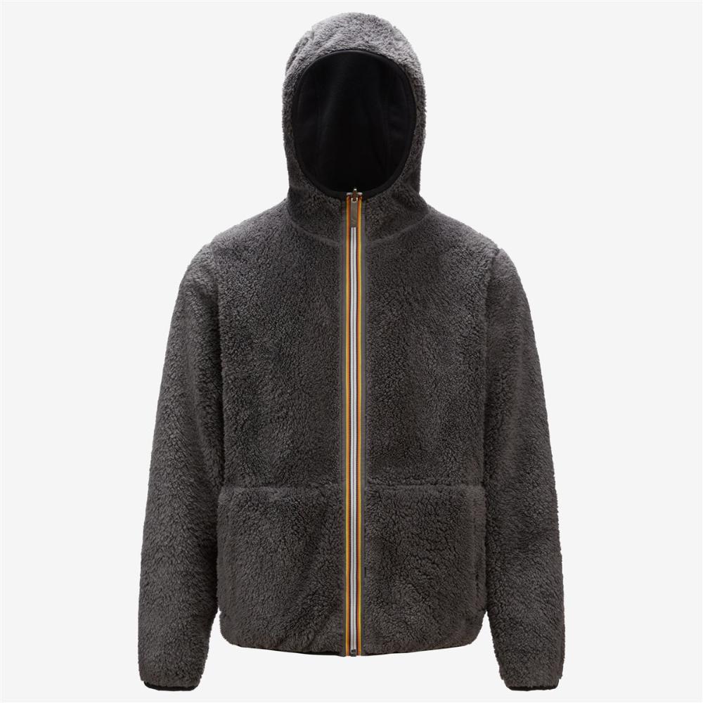Chaqueta Jacques Polar Reversible Black Grey Smoke