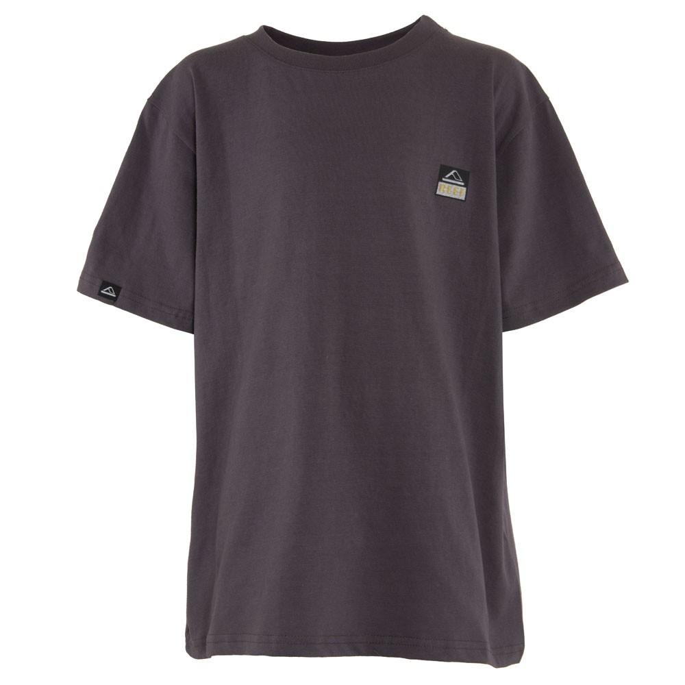 Polera Kids Grey Logo Black Back