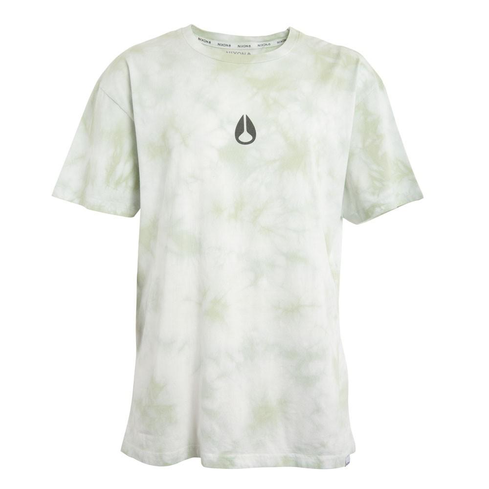 Polera Men Green Tie Dye Snake