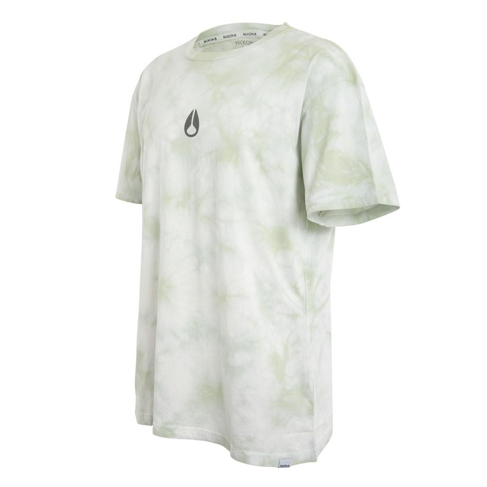 Polera Men Green Tie Dye Snake
