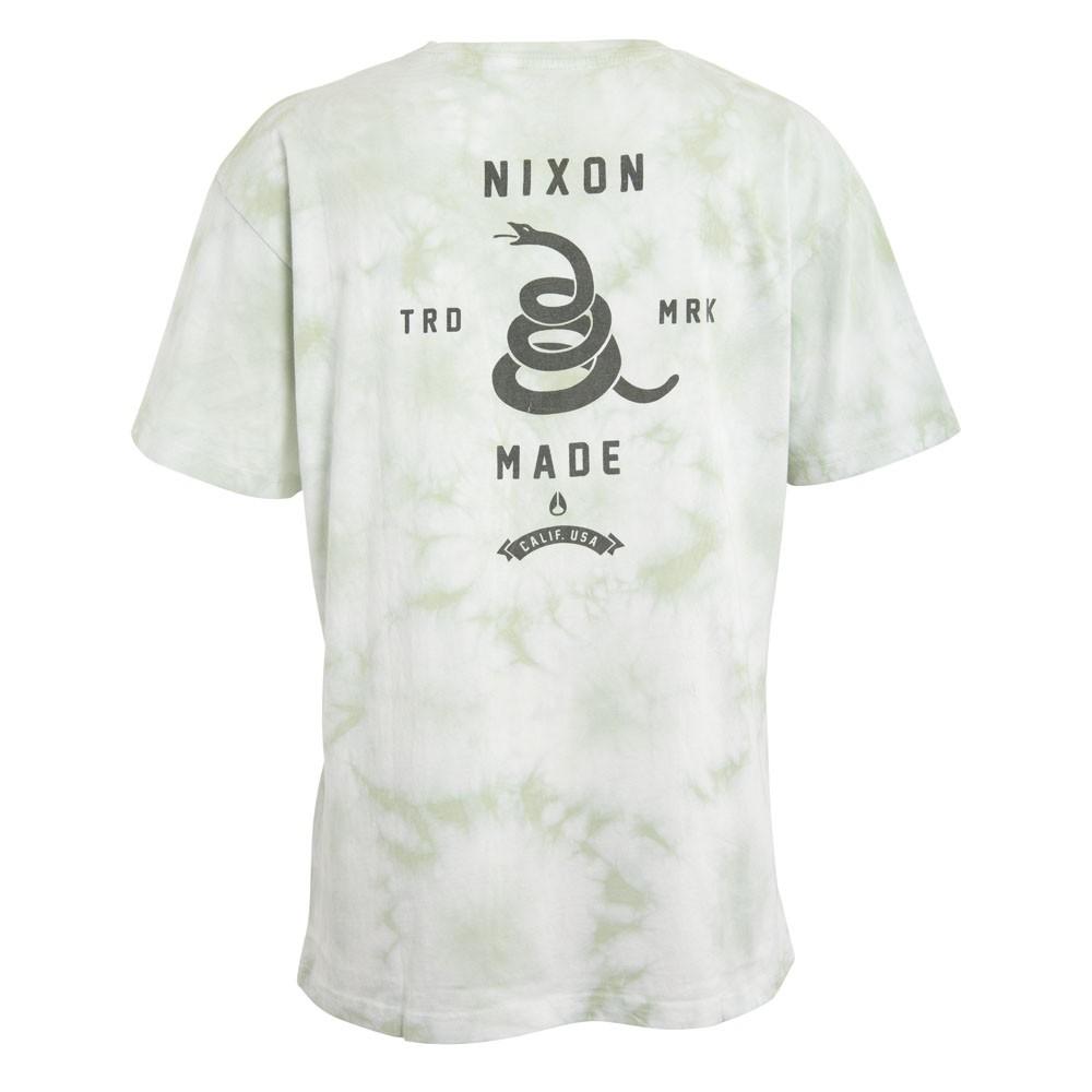 Polera Men Green Tie Dye Snake