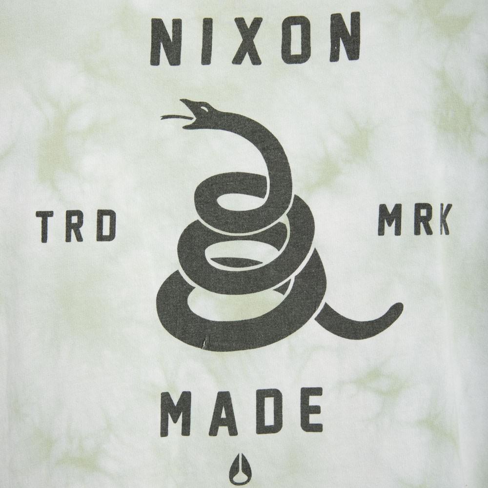 Polera Men Green Tie Dye Snake