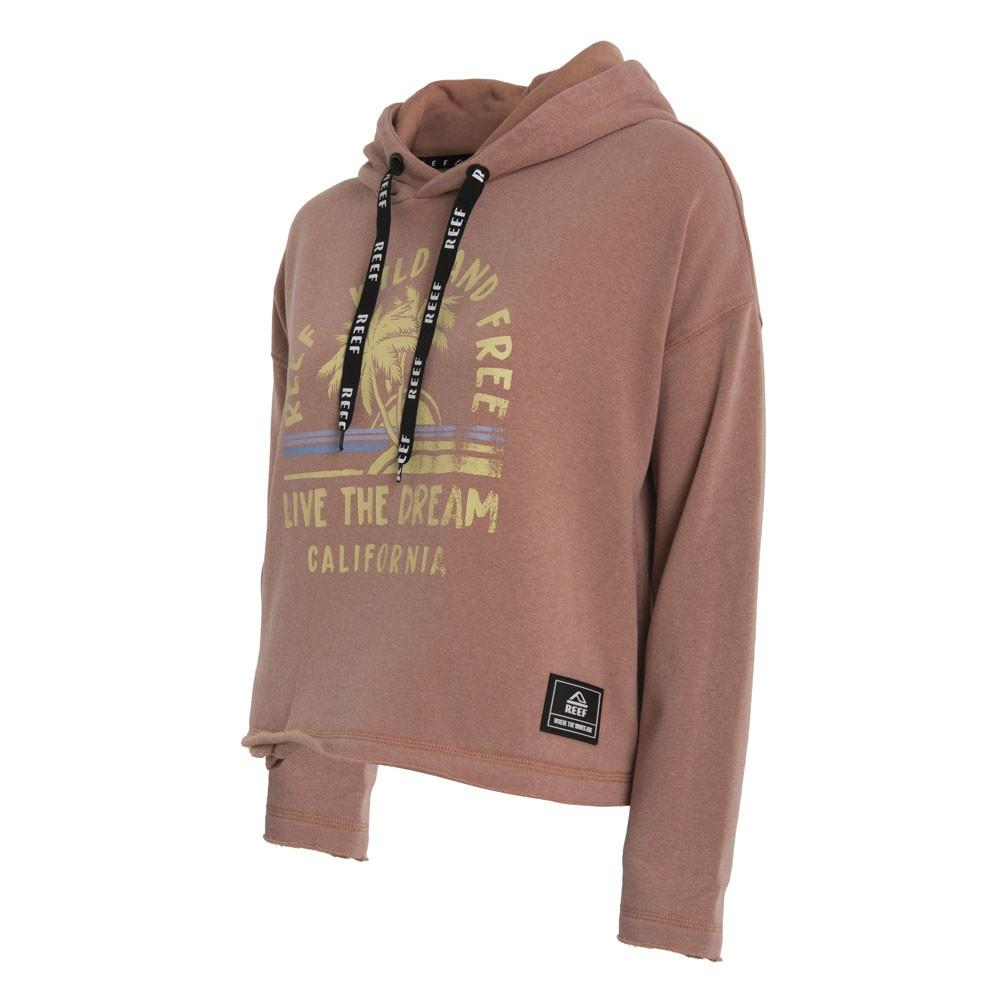 Poleron Crop Women Live the Dream Orange