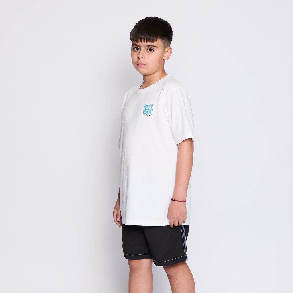Polera Reef Kids Tiny Print White