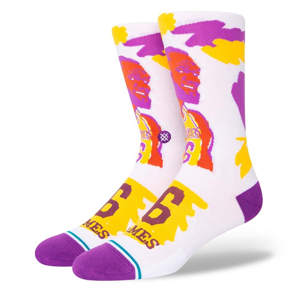 Stance Sock Men Paint LeBron James White