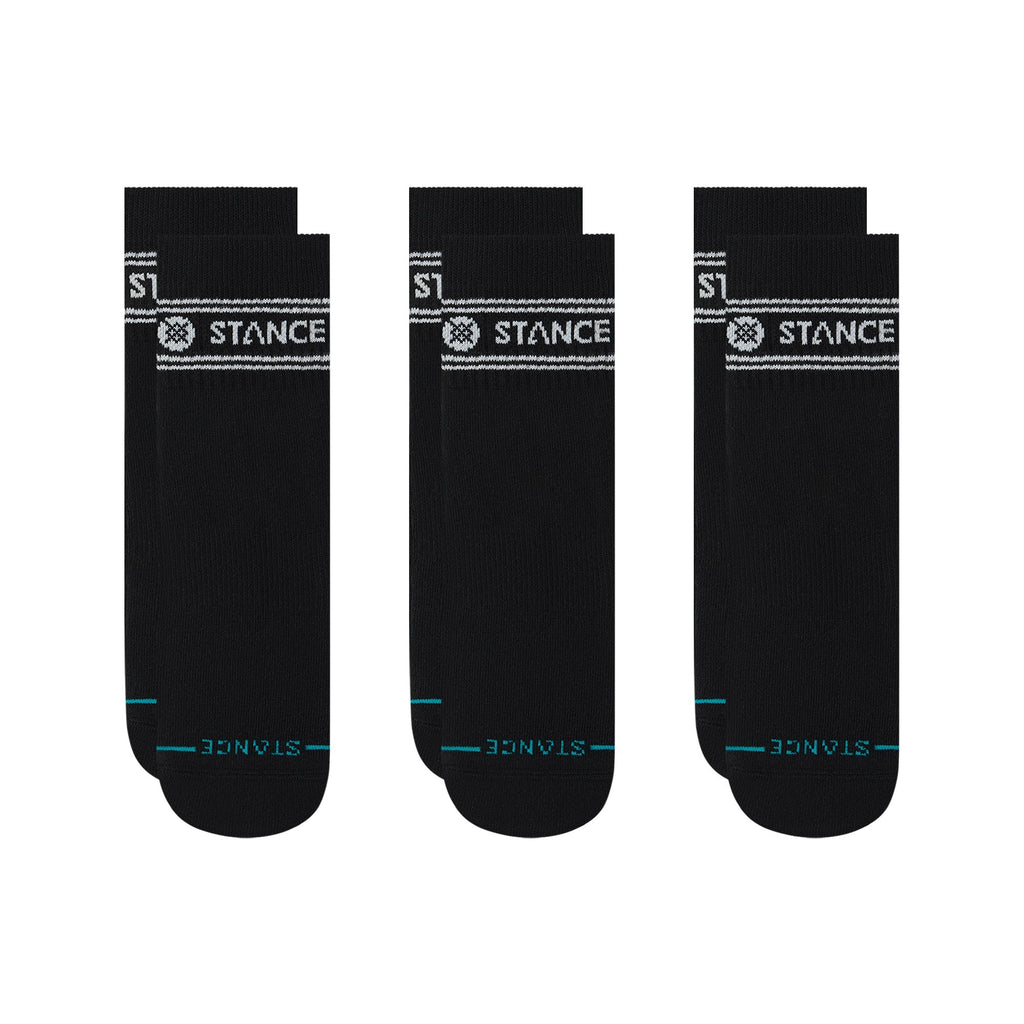 Stance Sock 3 Pack Quarter Vital Black