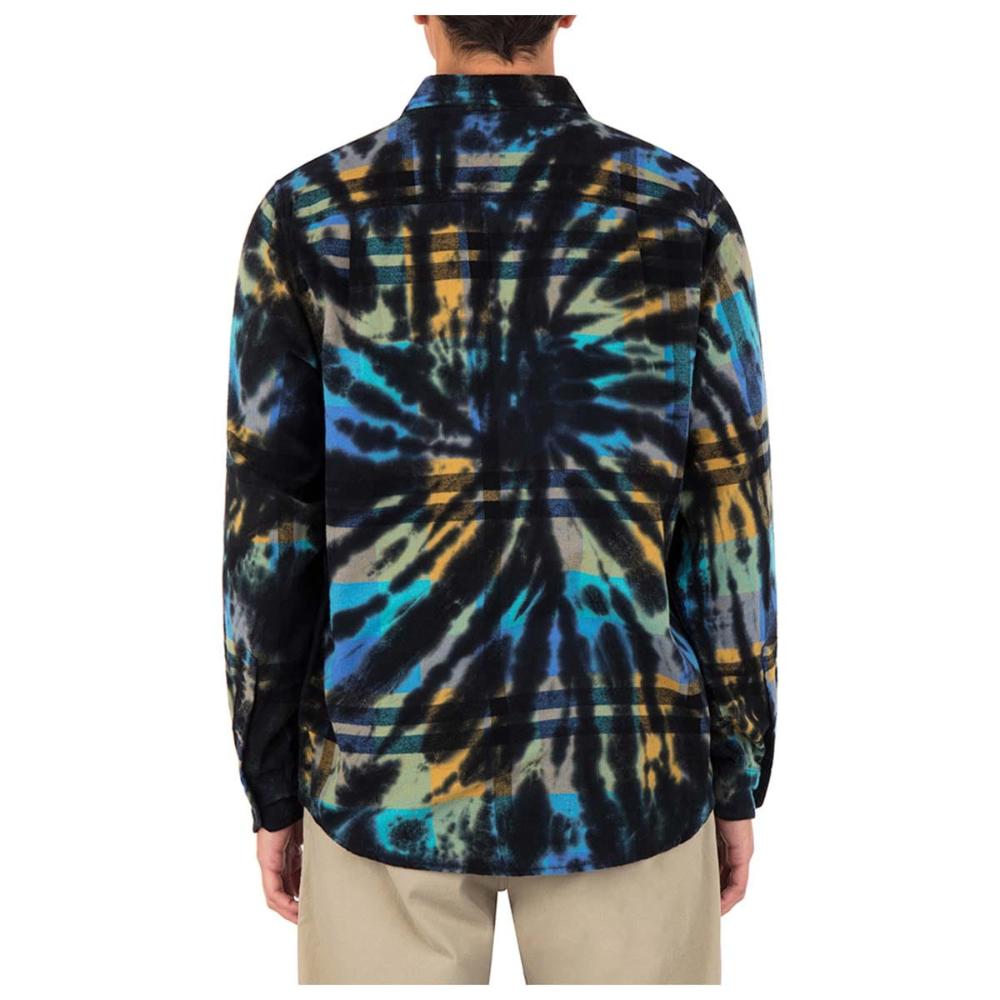 Camisa Portland Tiedye Aqua Black