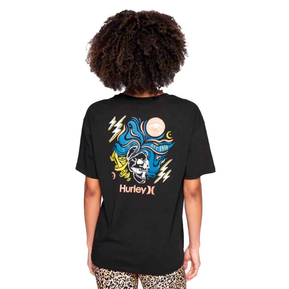 Polera Shroomed Boyfriend Tee Caviar