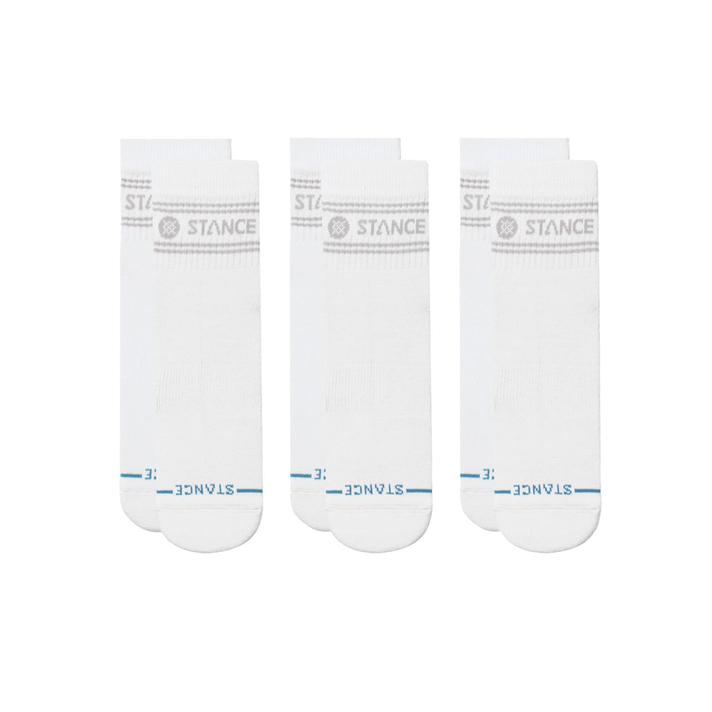 Stance Sock 3 Pack Quarter Vital White