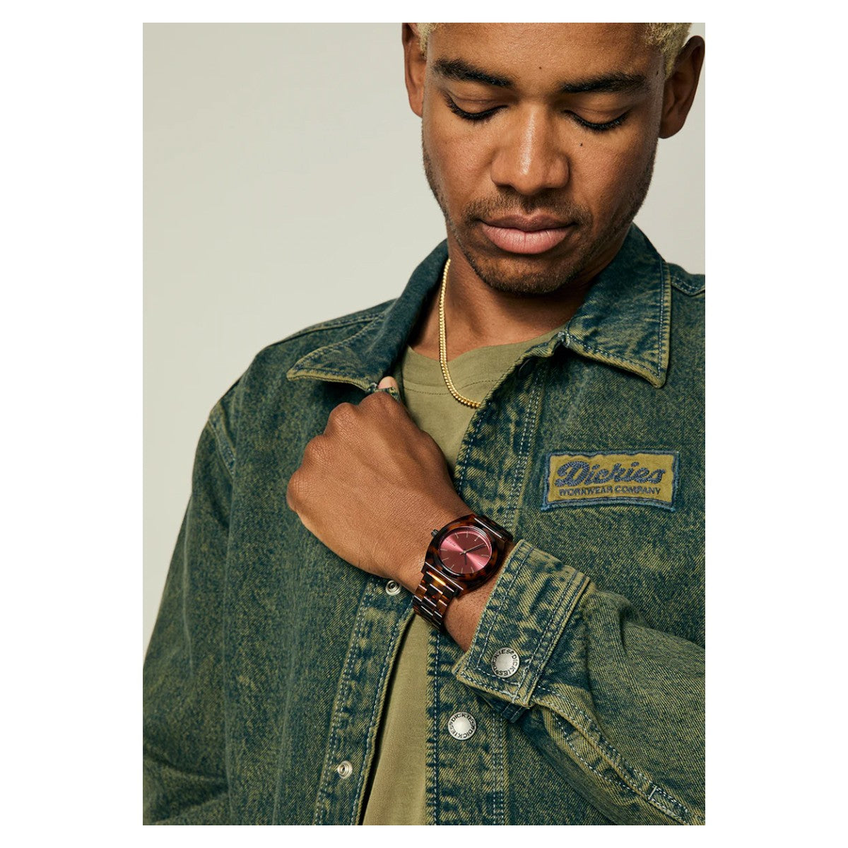 Reloj Nixon Time Teller Acetate Tortoise Oxblood