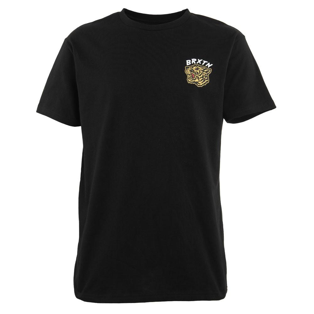 Polera Men Black Tiger Logo