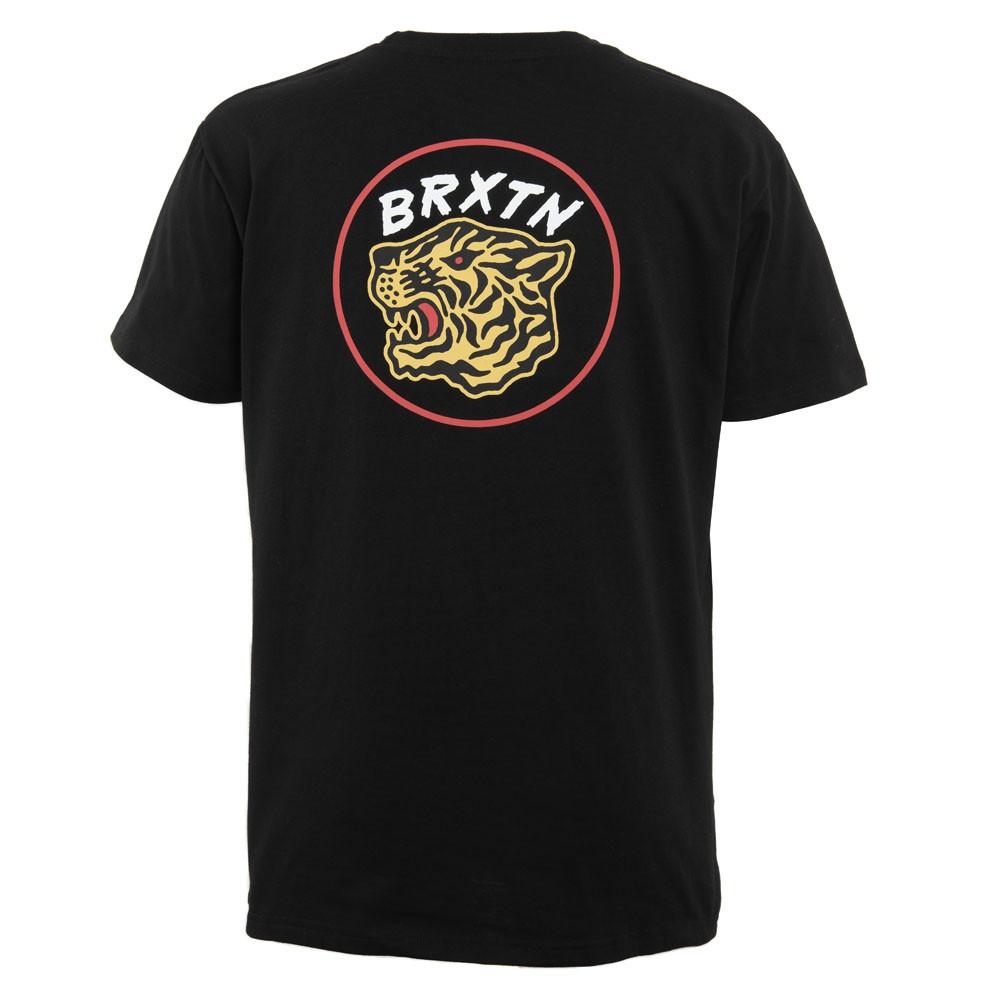 Polera Men Black Tiger Logo