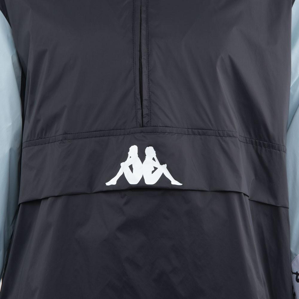 Cortaviento Men Black Light Blue White