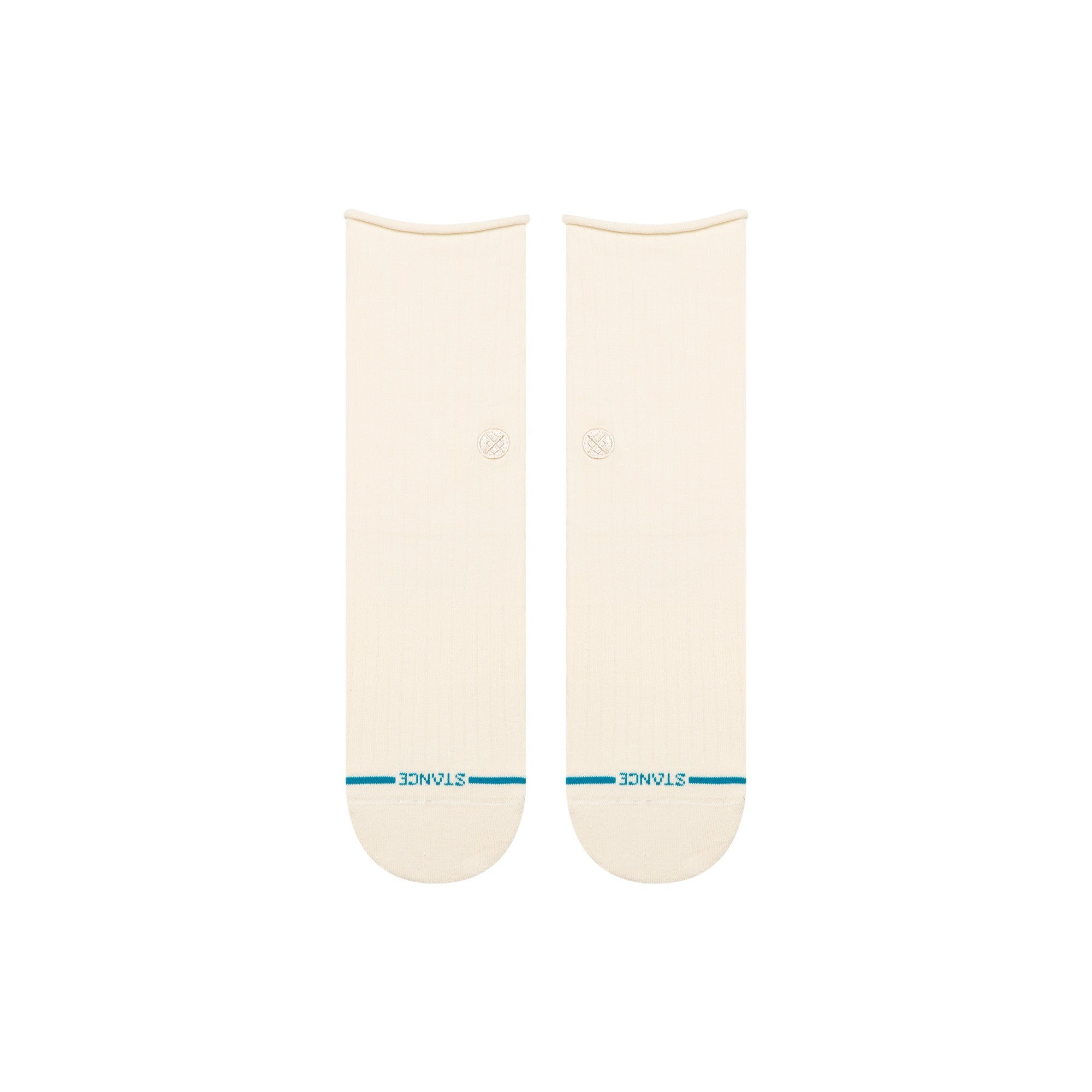 Stance Sock Women Rolled Cuff Quarter Ivory