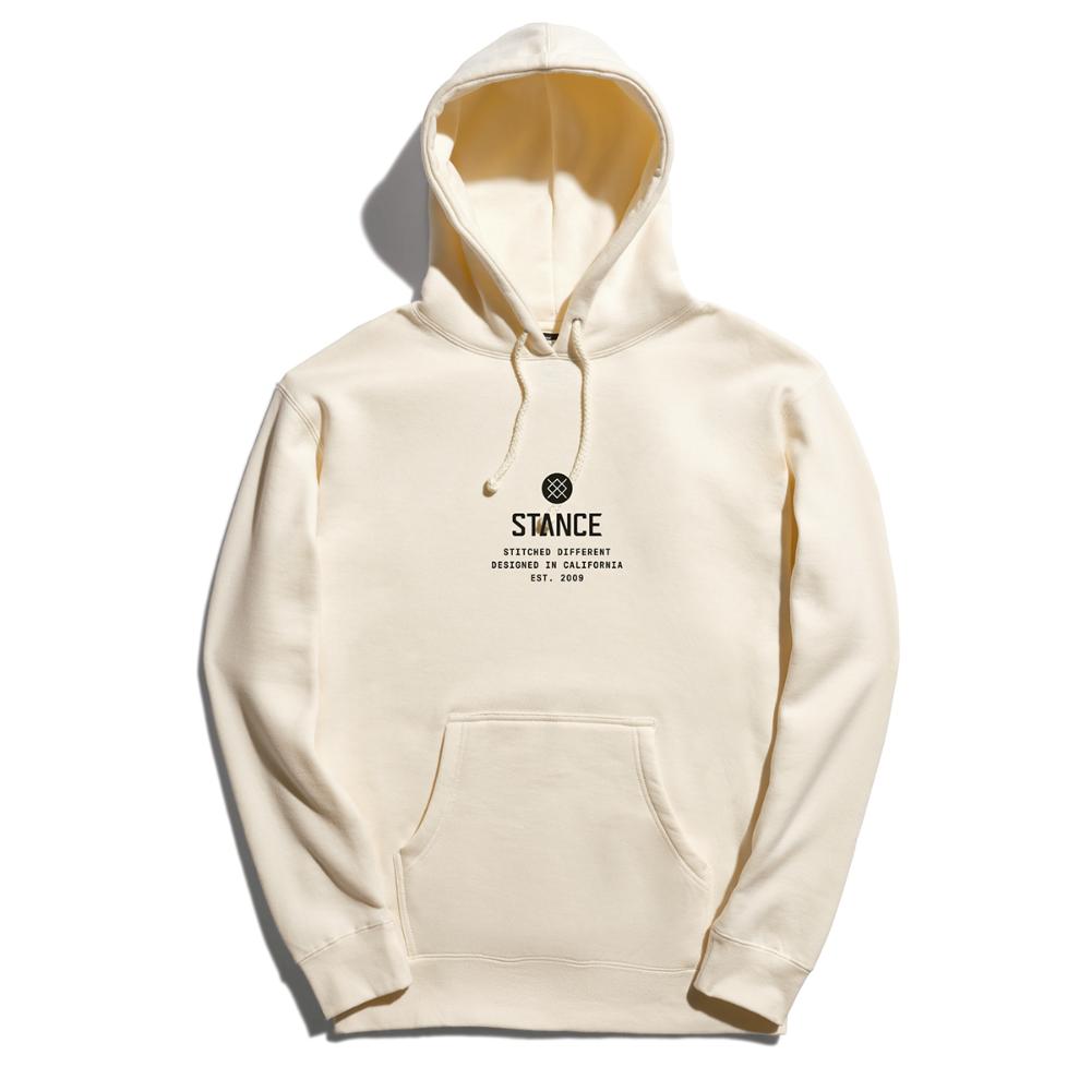 Polerón Stance Established Hoodie Bone