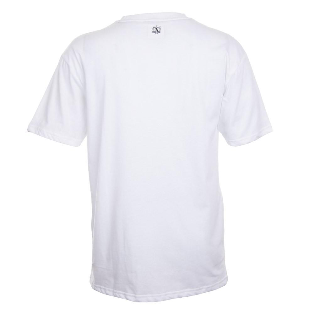 Polera Colo Colo Urbano " Eterno Campeón" Blanco