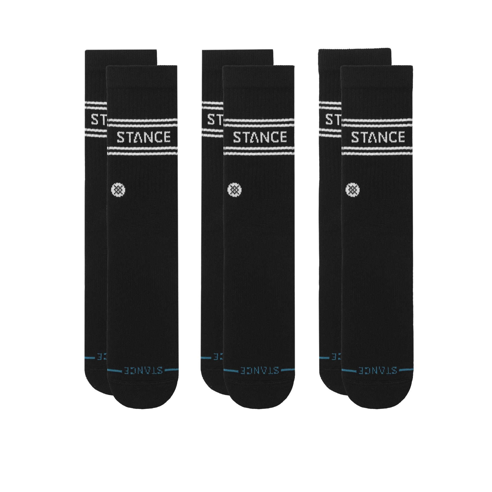 Stance Sock 3 Pack Vital Black