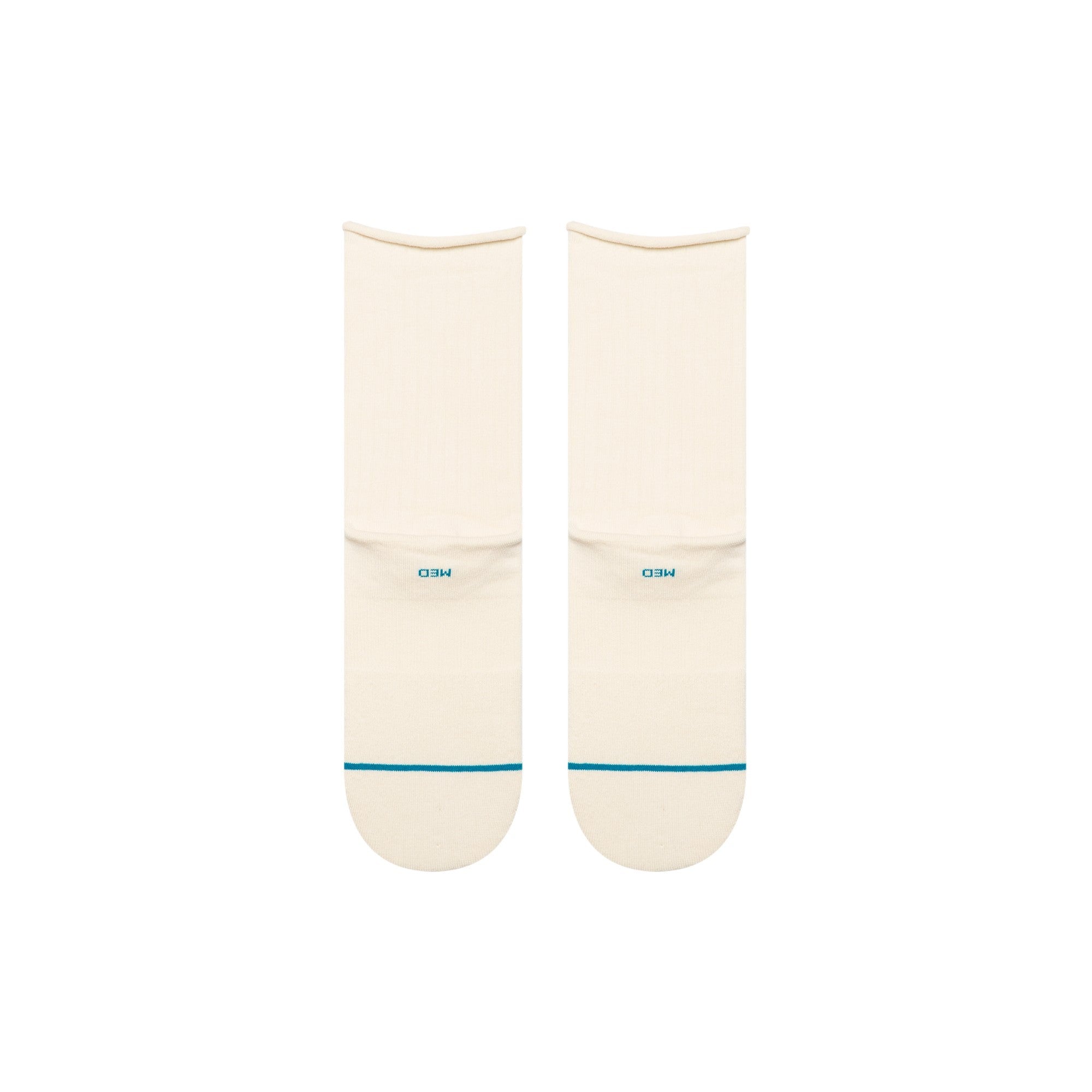 Stance Sock Women Rolled Cuff Quarter Ivory