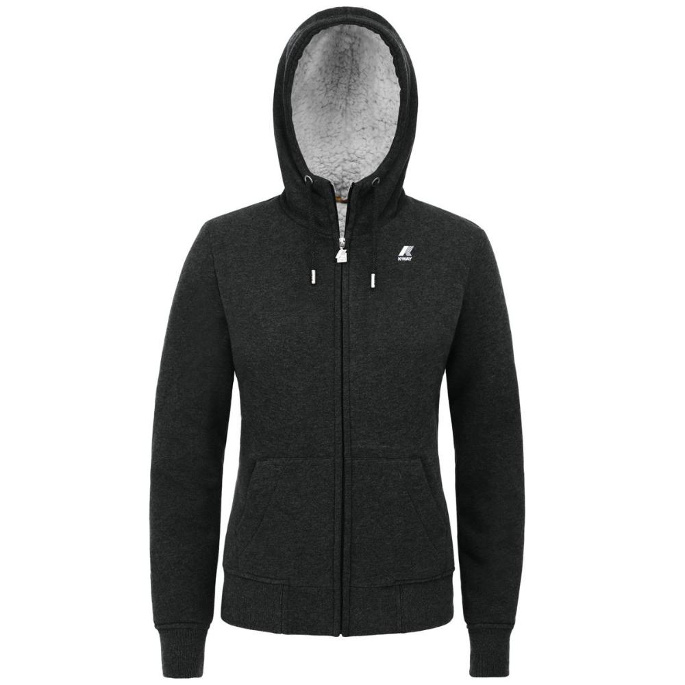 Poleron Liliane Orsetto Fleece Black K-Way