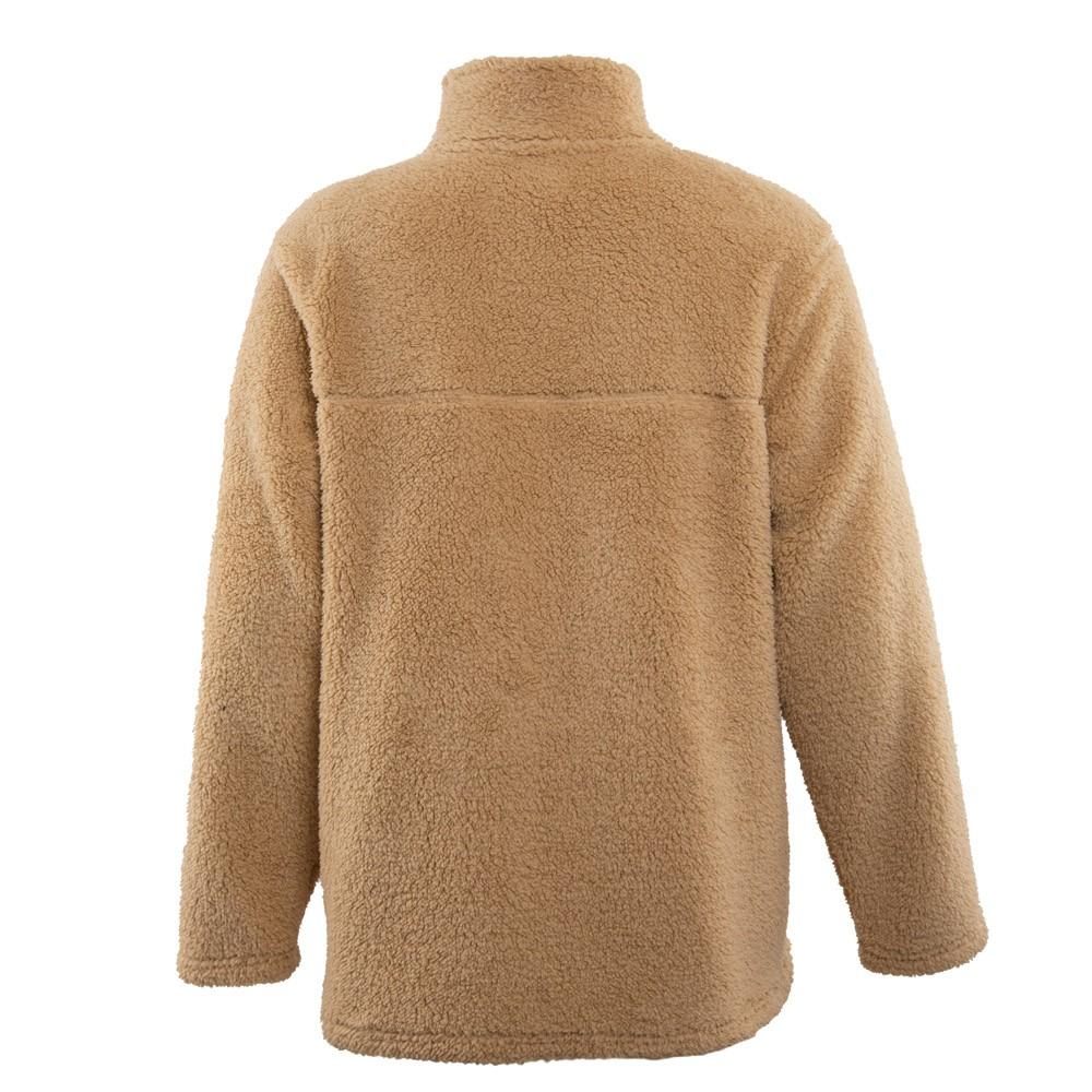 Sherpa Men Full Zipper Brown