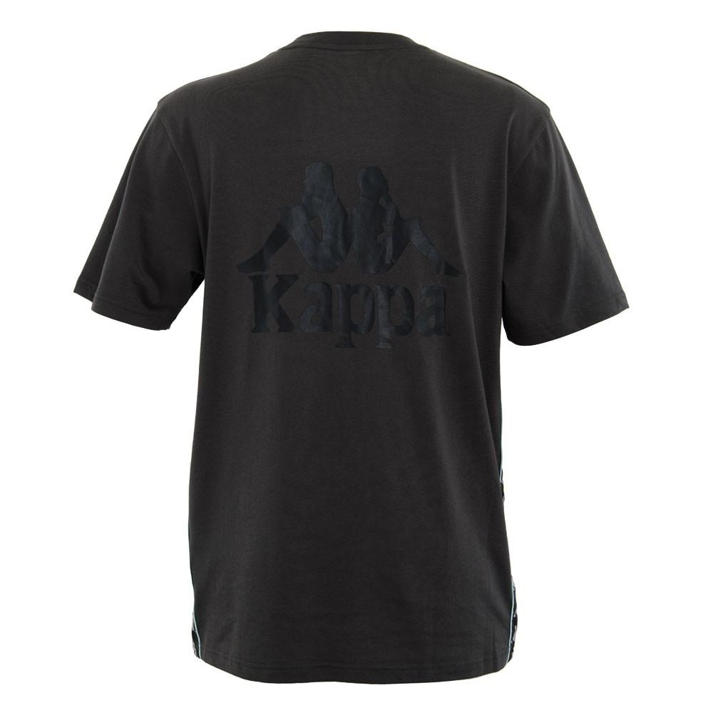 Polera Men Grey Logo Back Black