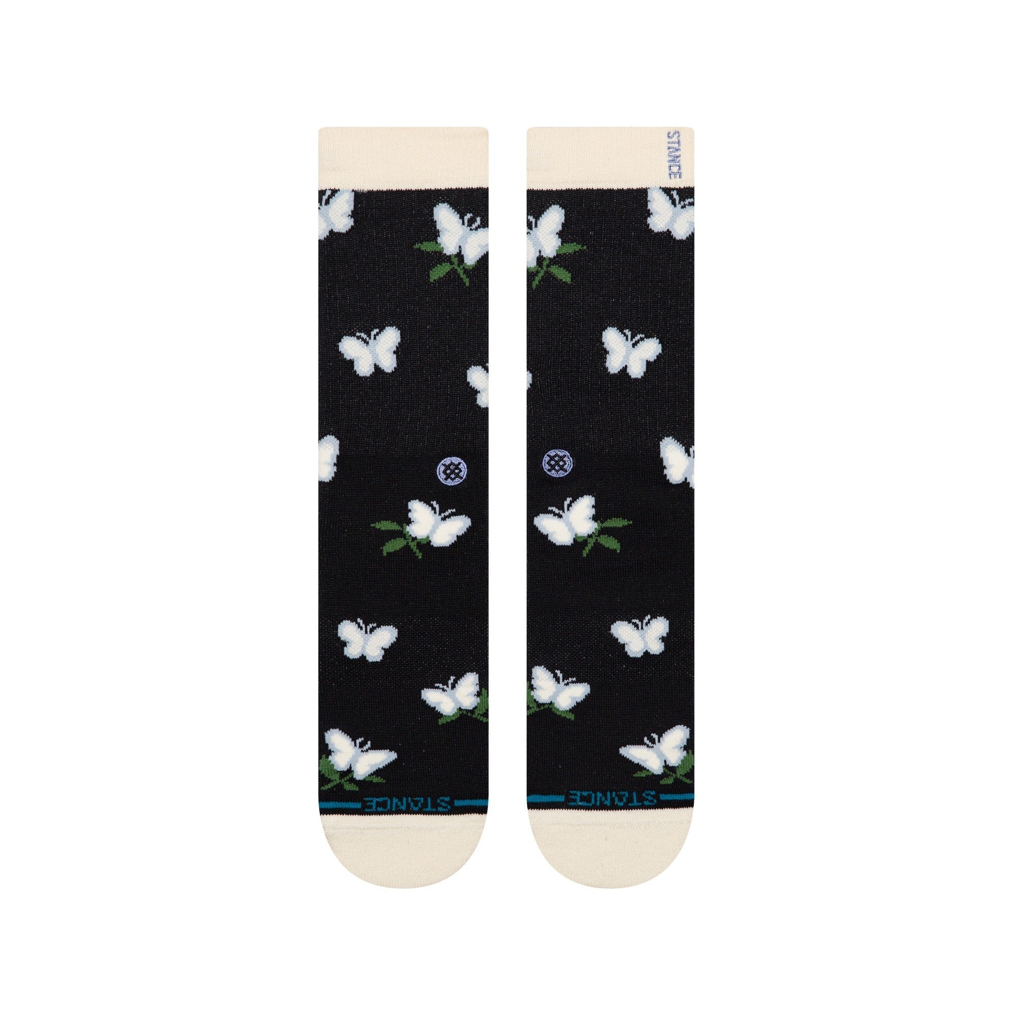 Stance Sock Women Meadows Crew Black