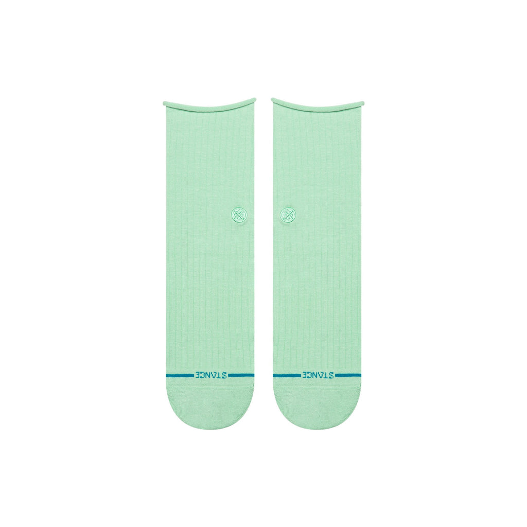 Stance Sock Women Rolled Cuff Quarter Jade