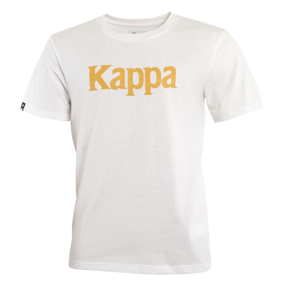 Polera Kids White Logo Yellow