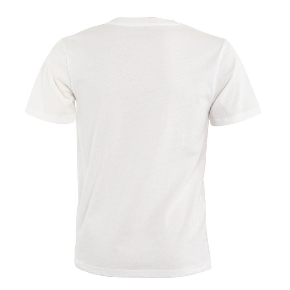 Polera Kids White Logo Yellow