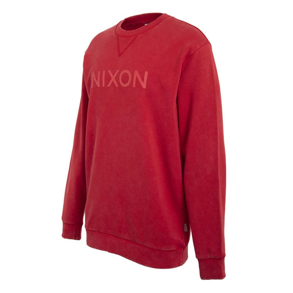 Poleron Men Crew Red Logo Front