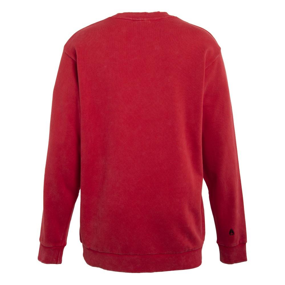 Poleron Men Crew Red Logo Front