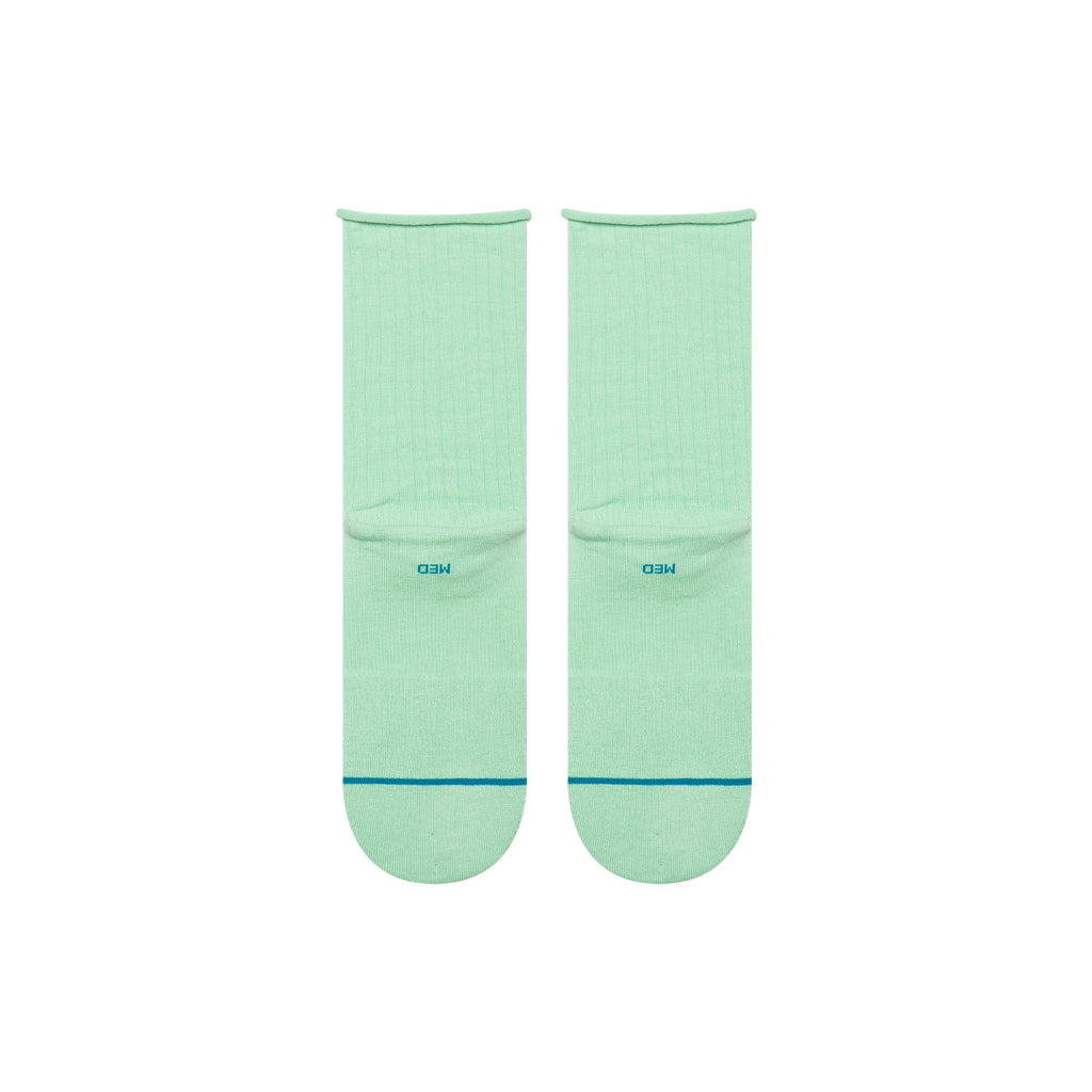 Stance Sock Women Rolled Cuff Quarter Jade