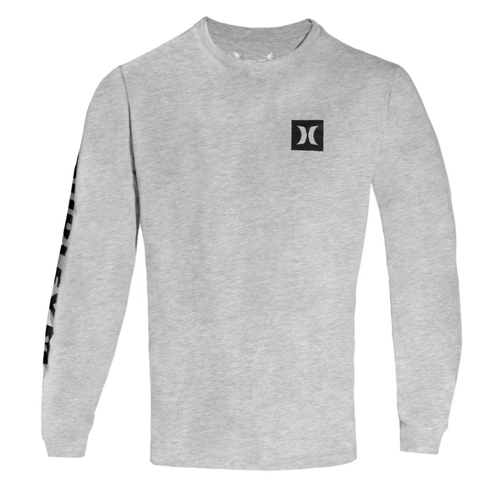 Polera Manga Larga Everyday The Box Dark Heather Grey