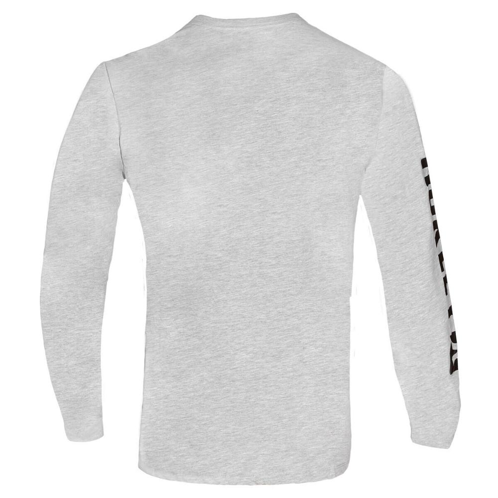 Polera Manga Larga Everyday The Box Dark Heather Grey
