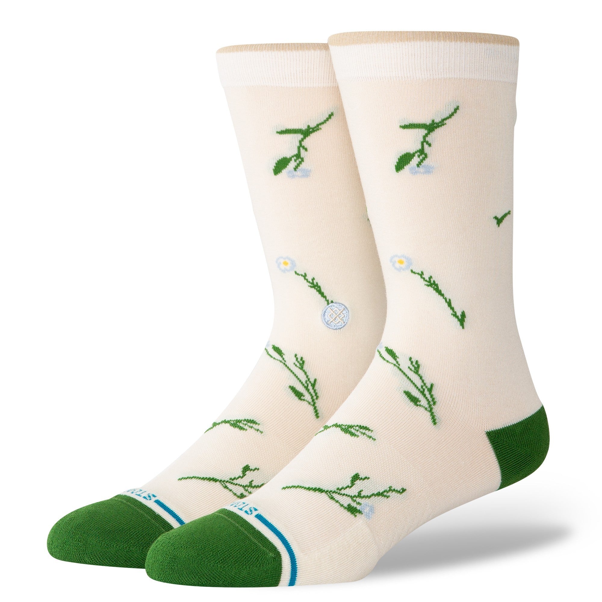 Stance Sock Women Wildflower Crew Ivory