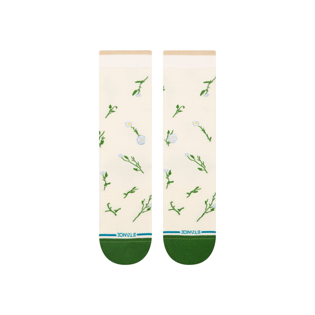 Stance Sock Women Wildflower Crew Ivory
