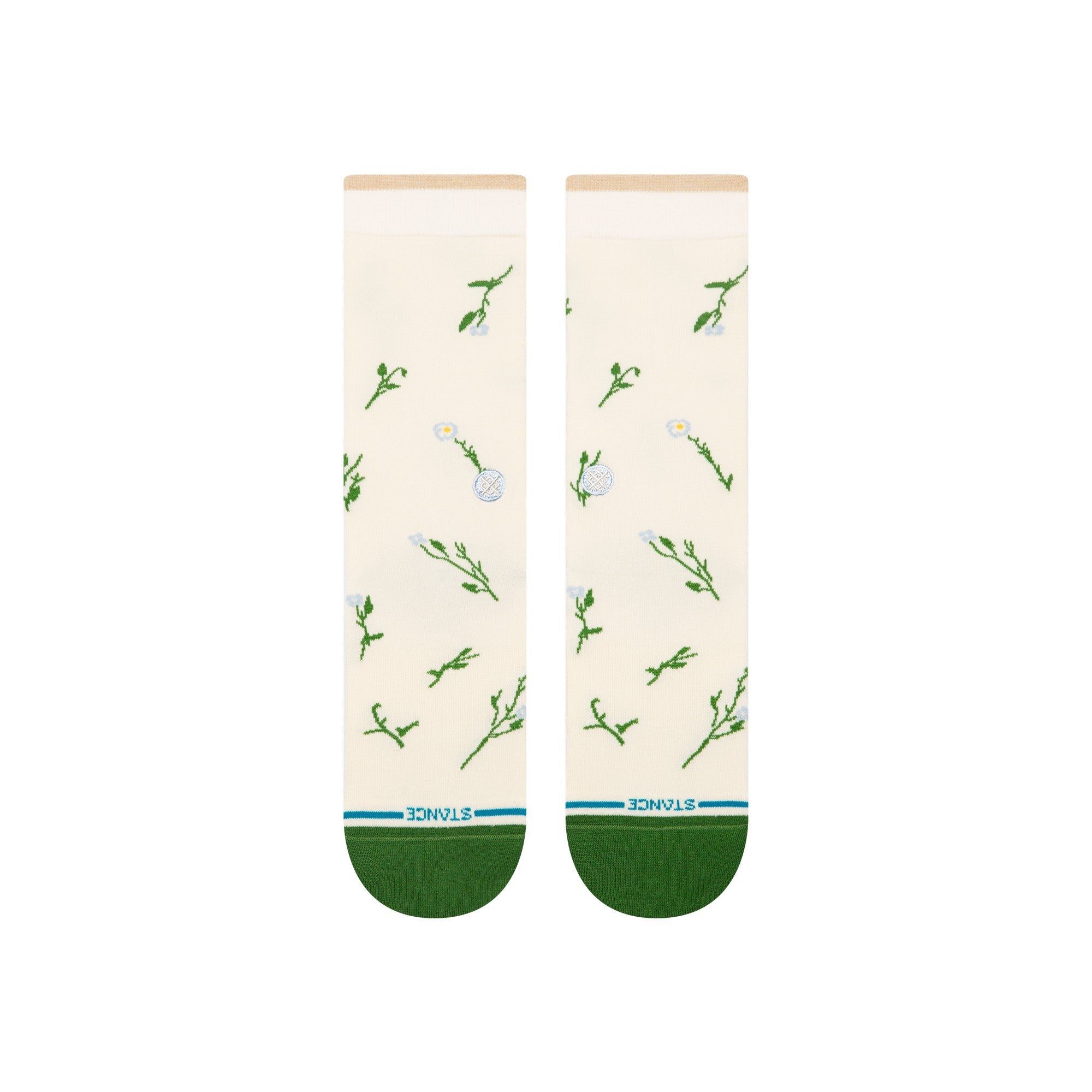 Stance Sock Women Wildflower Crew Ivory