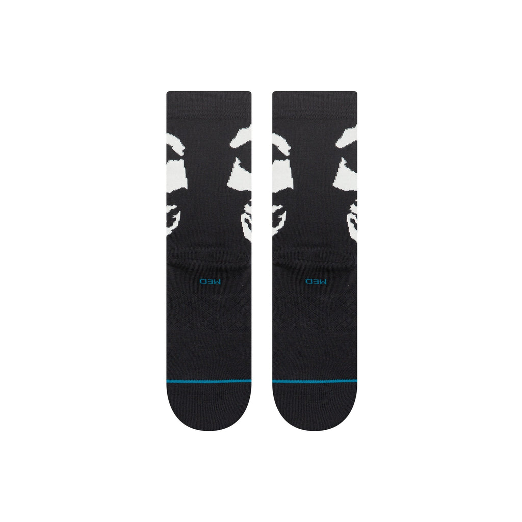 Stance Sock Misfits Beware Crew Black