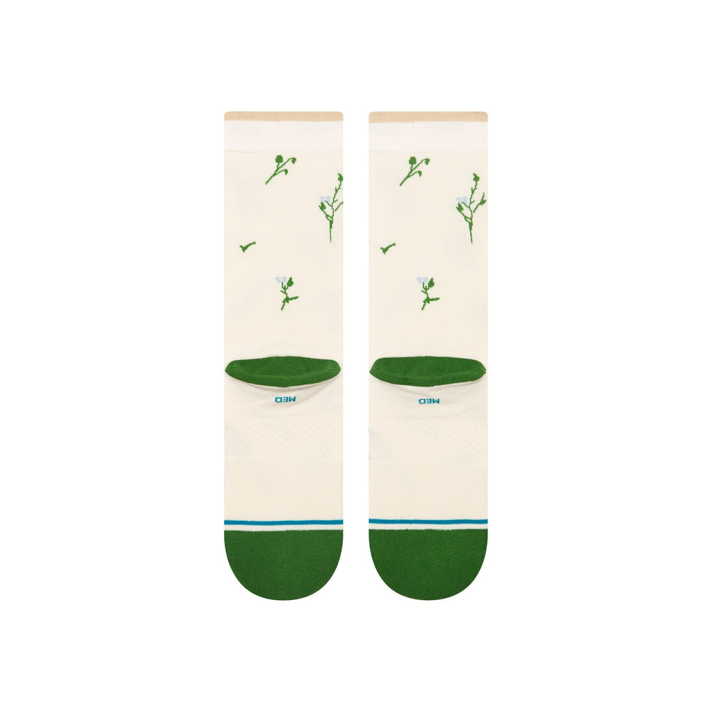Stance Sock Women Wildflower Crew Ivory