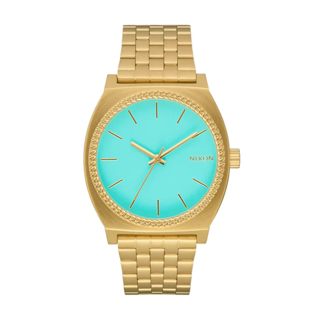 Reloj Nixon Time Teller Gold Turquoise Gold