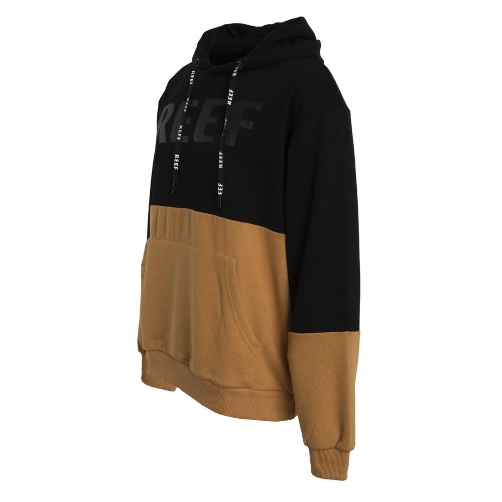 Poleron Men Hoodie Bicolor Black Brown