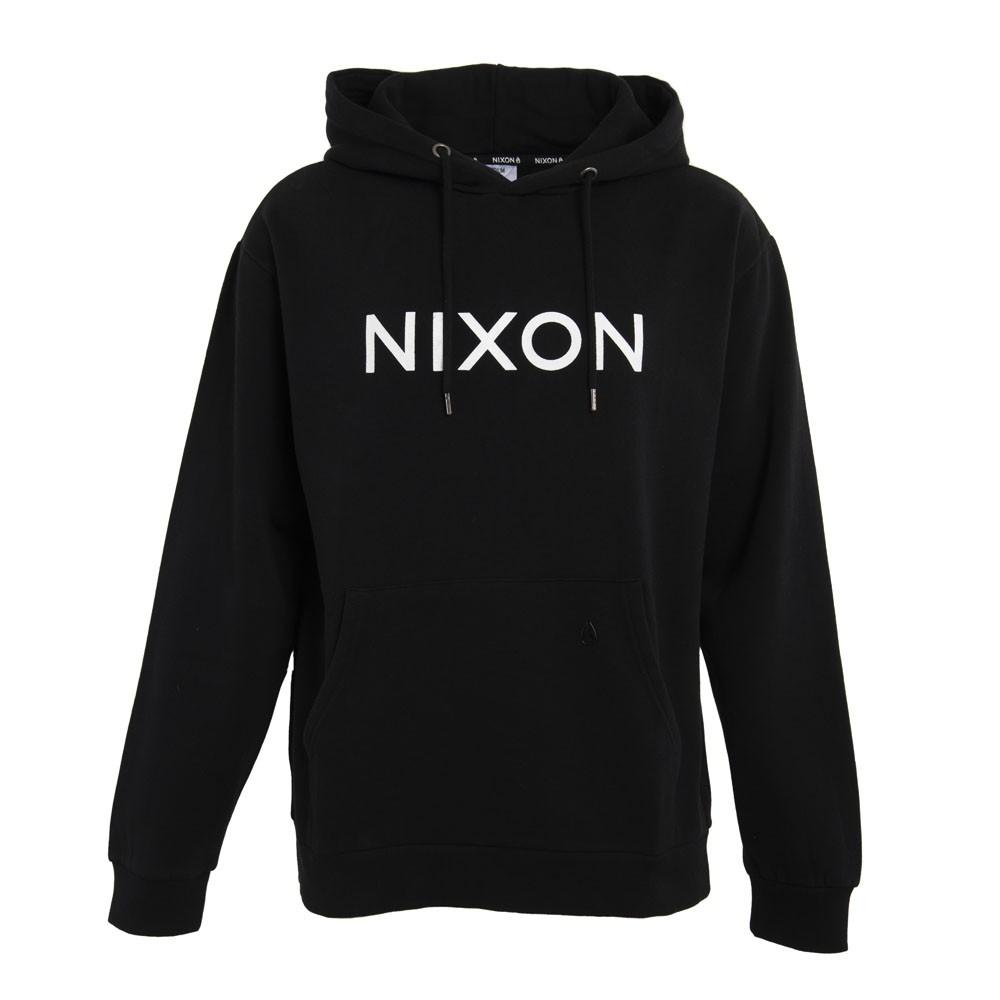 Poleron Men Canguro Black Logo White