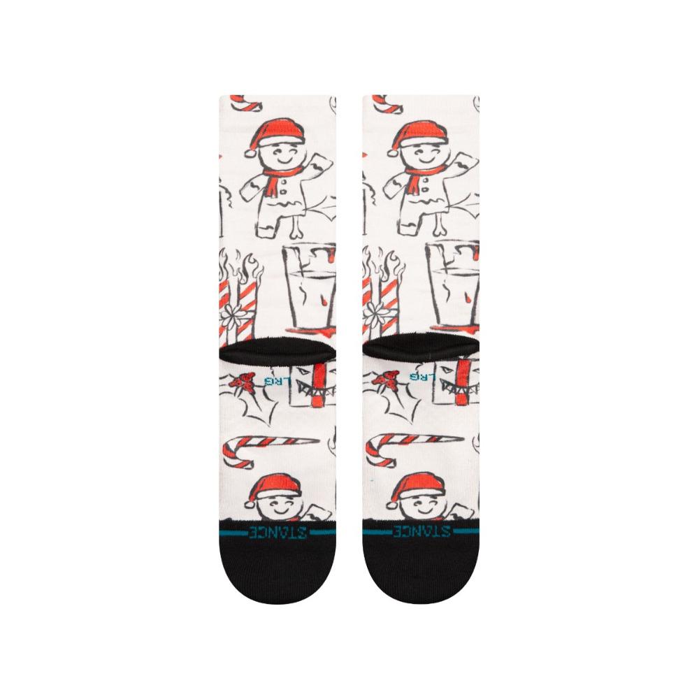 Stance Sock Men Angry Holidayz Poly Off White
