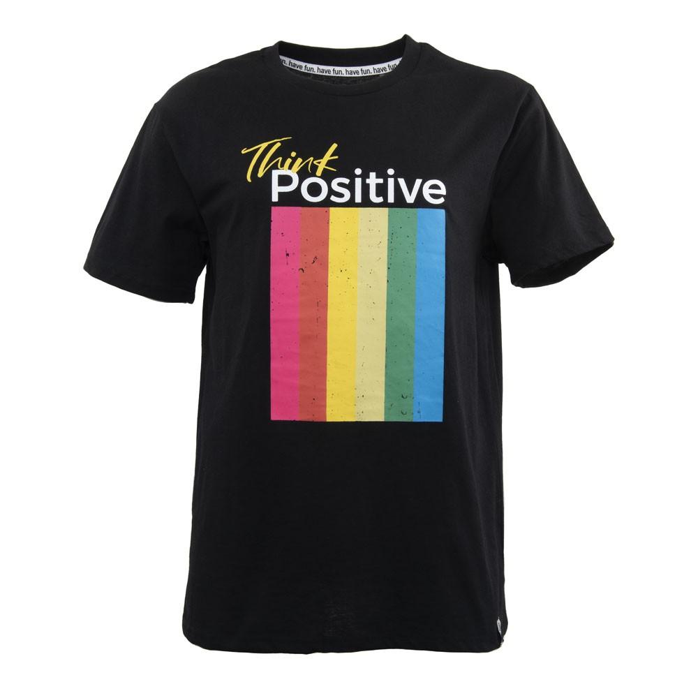 Polera Think Positive Negra Reef