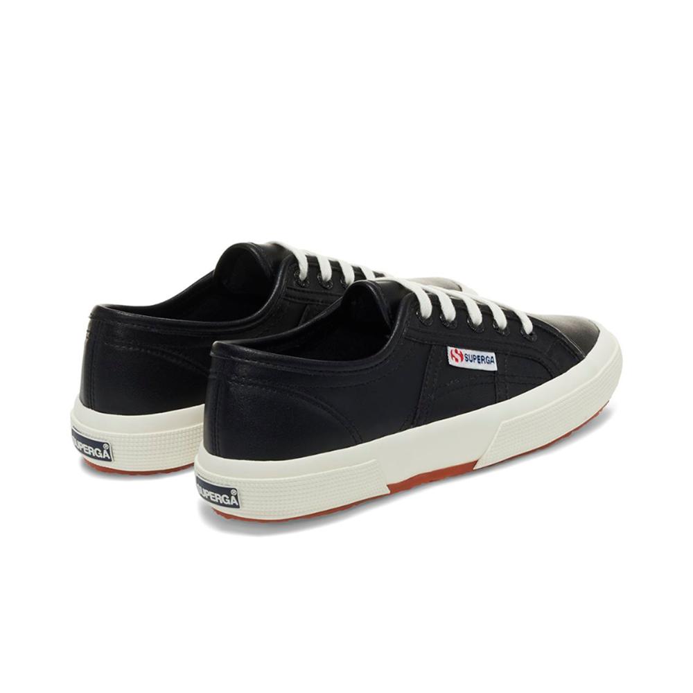 Zapatilla 2750 Vegan Fauxleather Black White Avorio