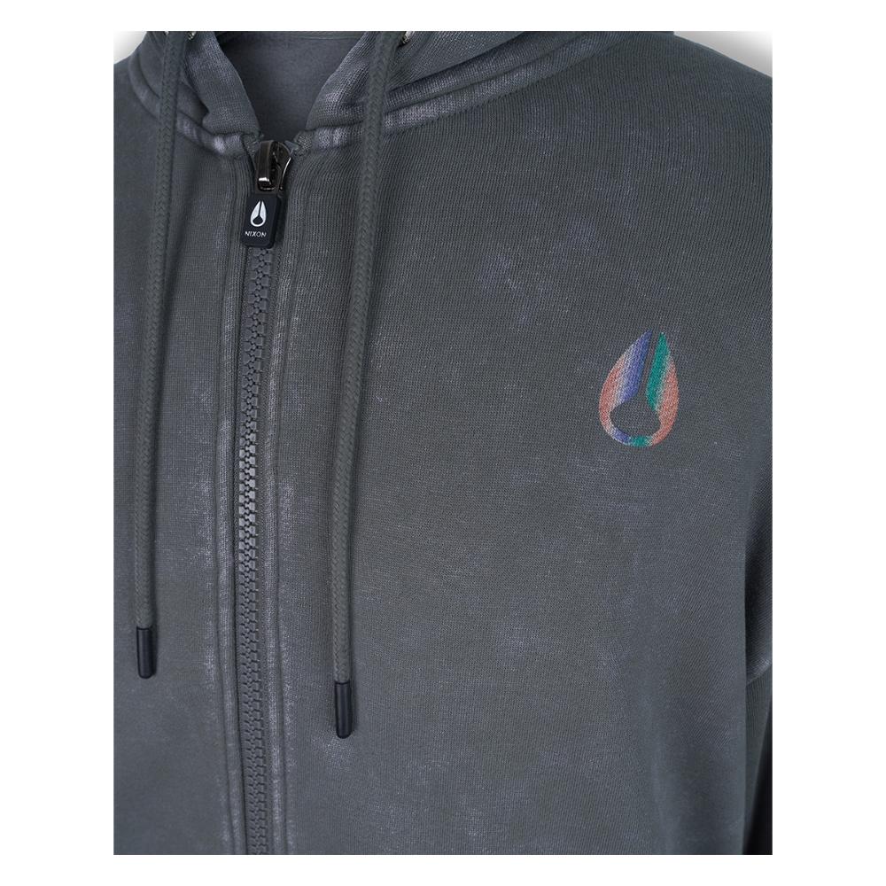 Poleron Nixon Men Full Zipper Dark Gray