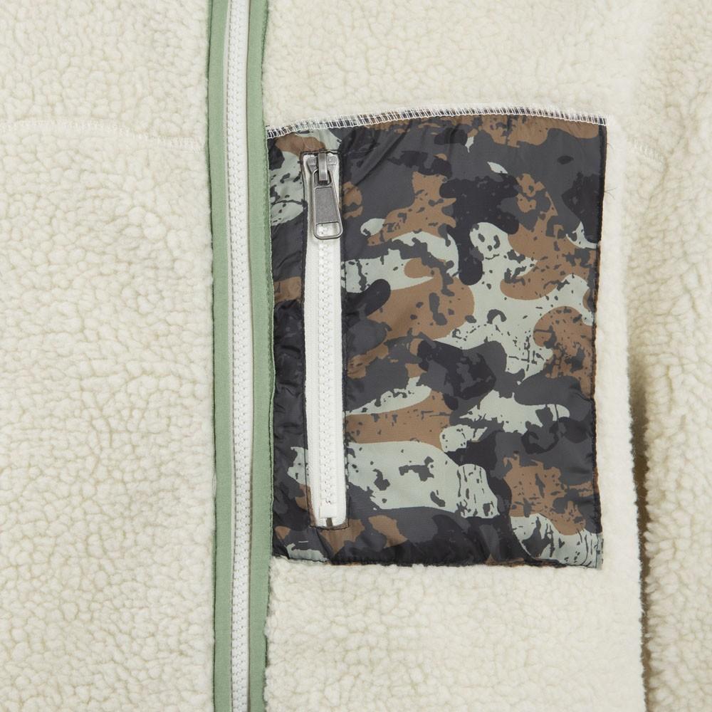 Poleron Men Sherpa Beige Green