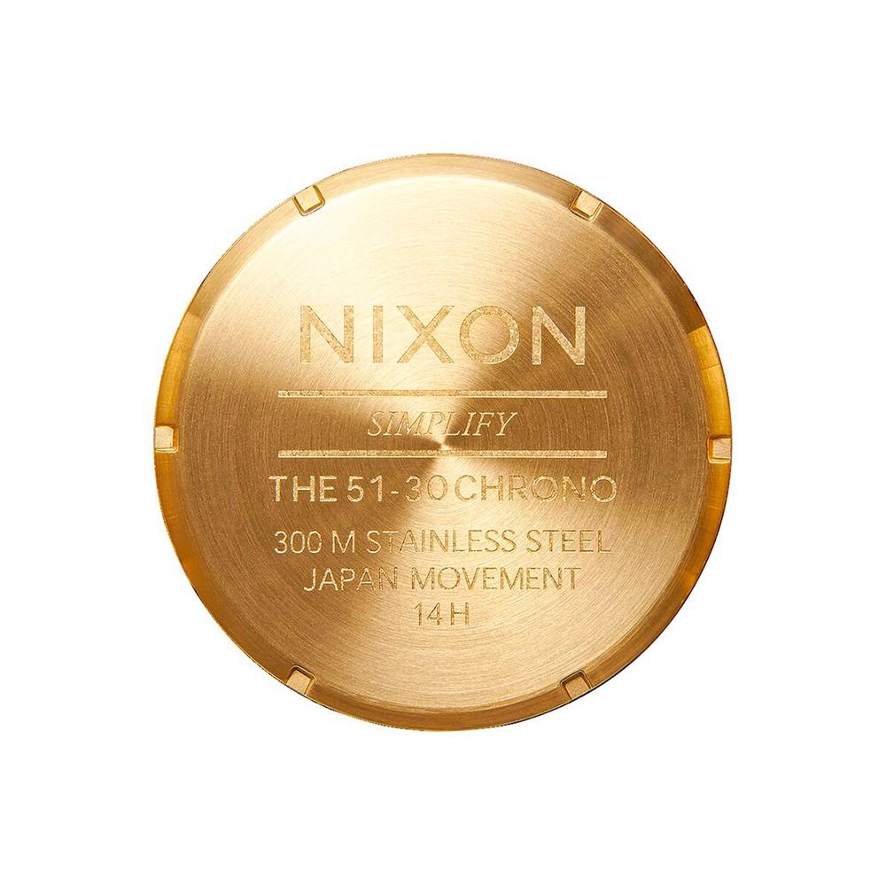 Reloj 51-30 Chrono All Gold Gold Black Nixon