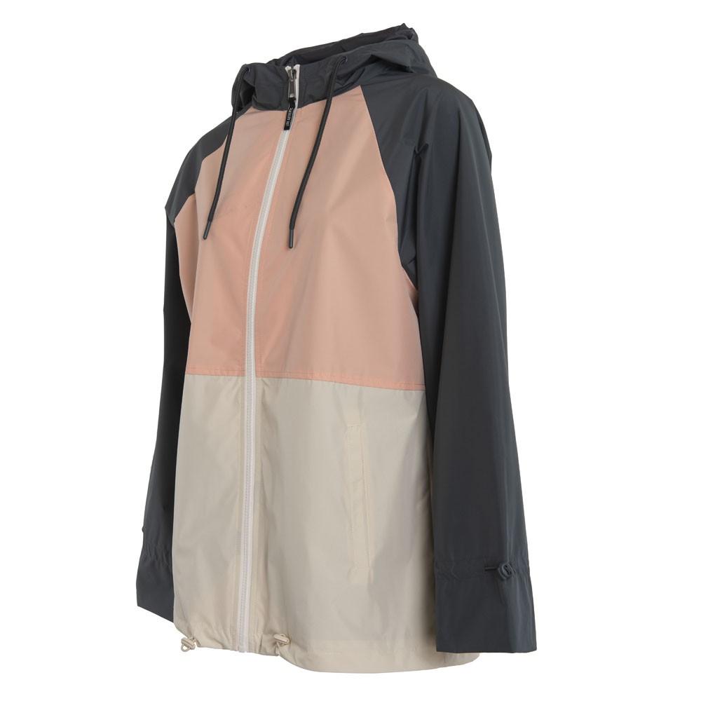 Cortaviento Women Natural Pink Black
